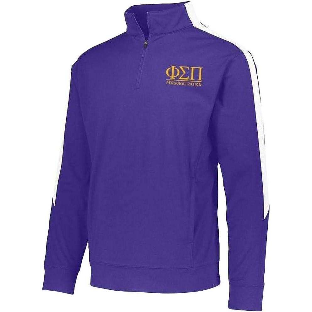 imagePhi Sigma Pi World Famous Greek Medalist PulloverPurple White
