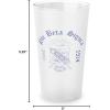 Greekgear Phi Beta Sigma Frosted Glass, 16oz