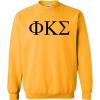 Phi Kappa Sigma World Famous Greek Crewneck(Athletic Gold)