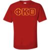 Phi Kappa Theta Lettered T-Shirt(Red)