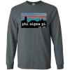 Phi Sigma Pi Est Long Sleeve T-Shirt(Charcoal)