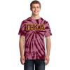 Pi Kappa Alpha Essential Tie-Dye Lettered Tee(Maroon)