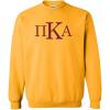 Pi Kappa Alpha Pike Logo Crewneck Sweatshirt(Gold)