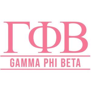 Gamma Phi Beta Custom Sticker – Personalized Pink