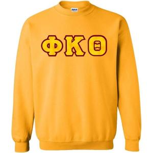 Phi Kappa Theta Lettered Crewneck(Athletic Gold)
