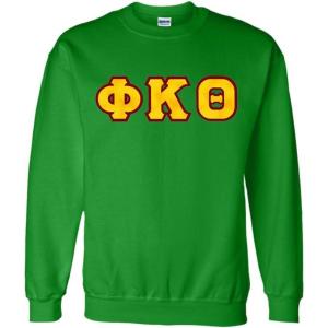 Phi Kappa Theta Lettered Crewneck(Irish Green)