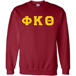 Phi Kappa Theta Lettered Crewneck(Maroon)