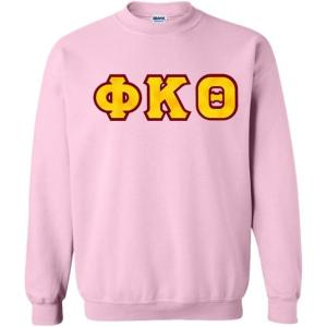 Phi Kappa Theta Lettered Crewneck(Pink)