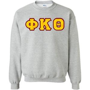 Phi Kappa Theta Lettered Crewneck(Sports Grey)