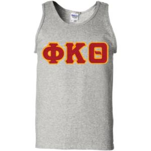 Phi Kappa Theta Lettered Tank Top(Grey)
