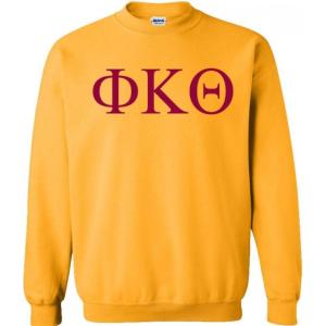 Phi Kappa Theta World Famous Greek Crewneck(Athletic Gold)
