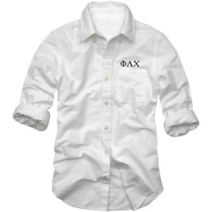 Phi Lambda Chi Classic Oxford(White/ Light Stone)
