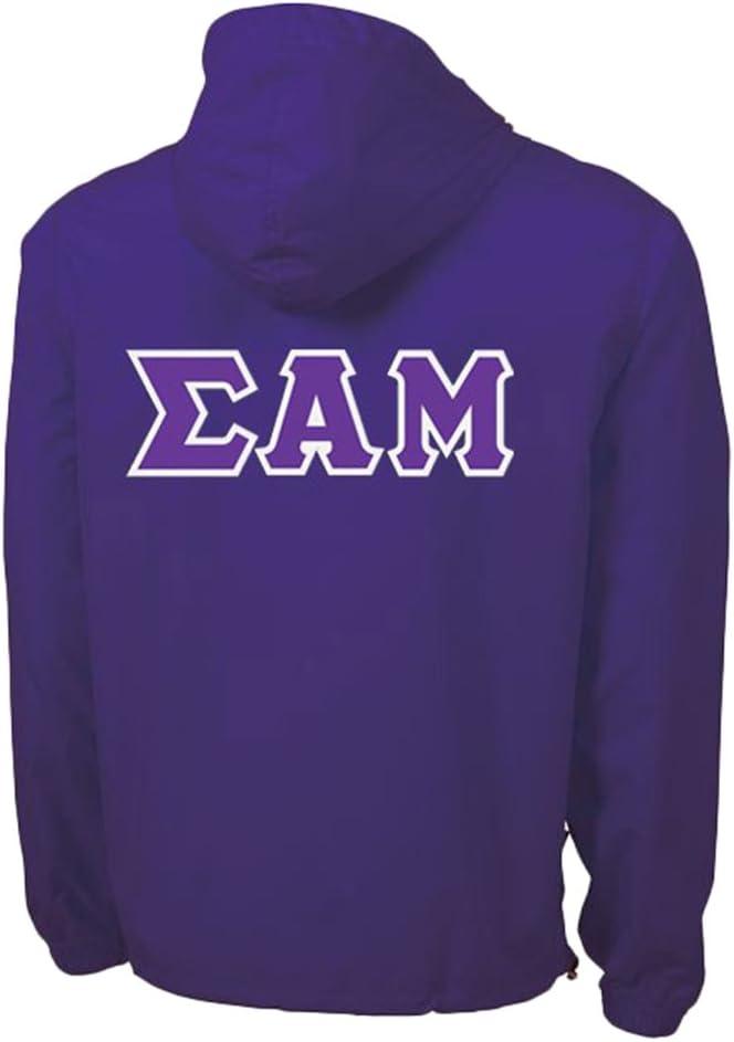 imageSigma Alpha MU Tackle Twill Lettered Pack N Go PulloverPurple