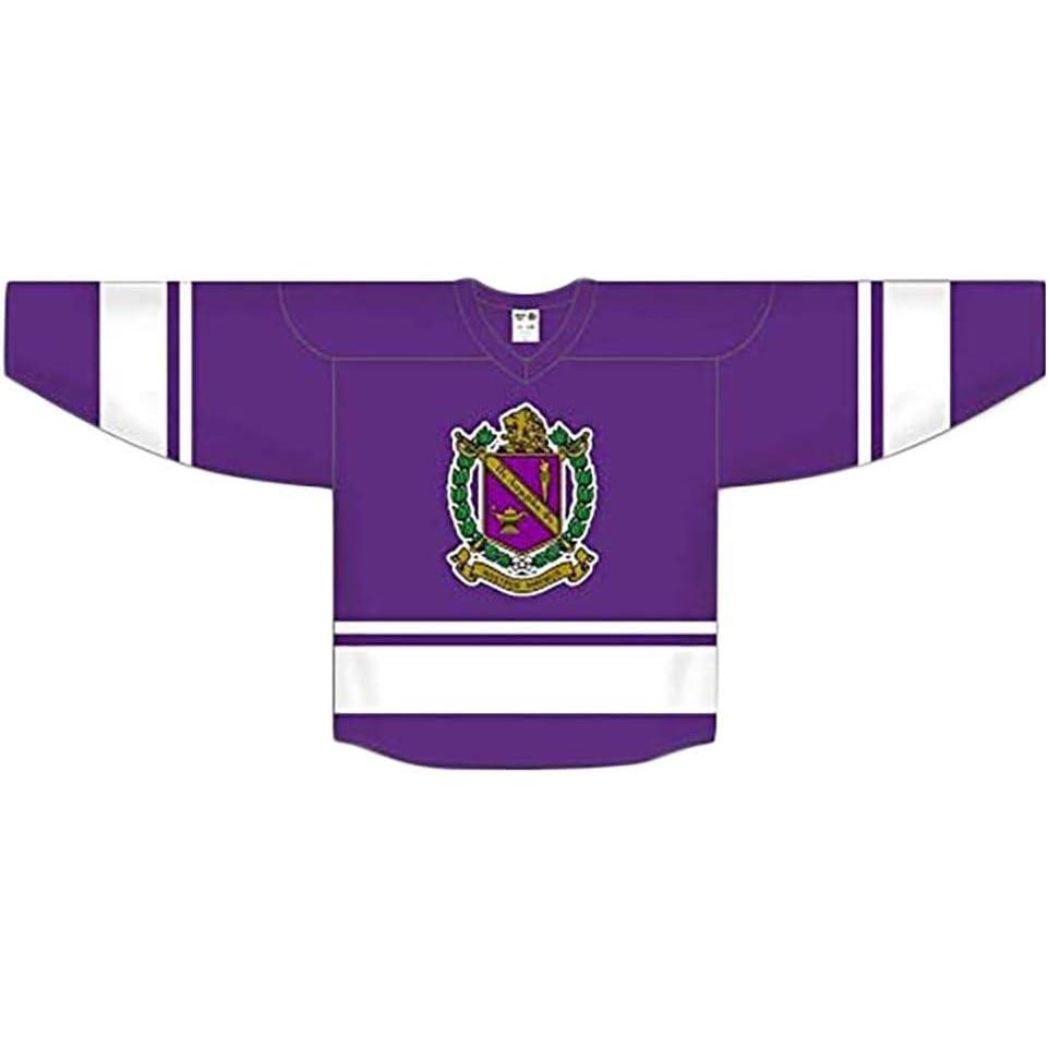 imagePi Lambda Phi League Hockey JerseyPurpleWhite