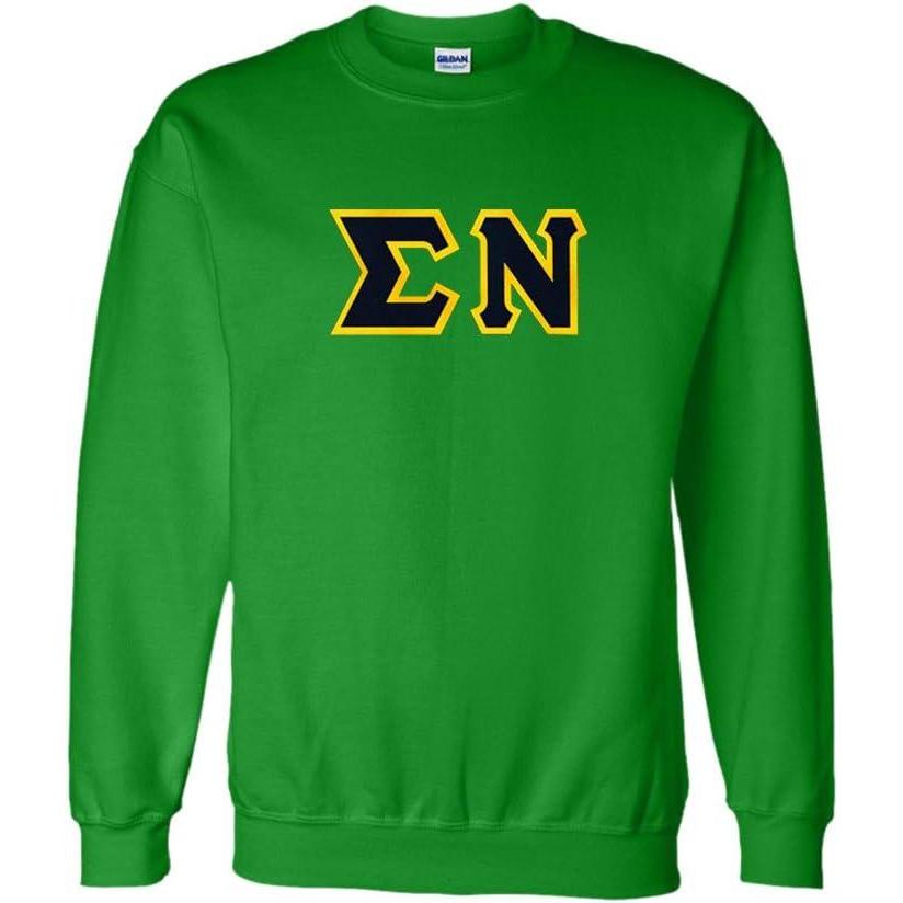 imageSigma Nu Lettered CrewneckIrish Green