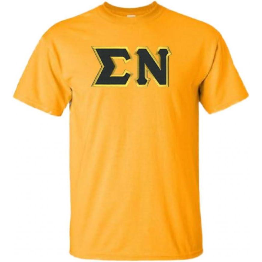imageSigma Nu Lettered TShirtYellow