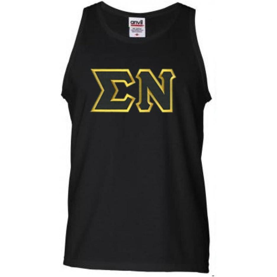 imageSigma Nu Lettered Tank TopBlack