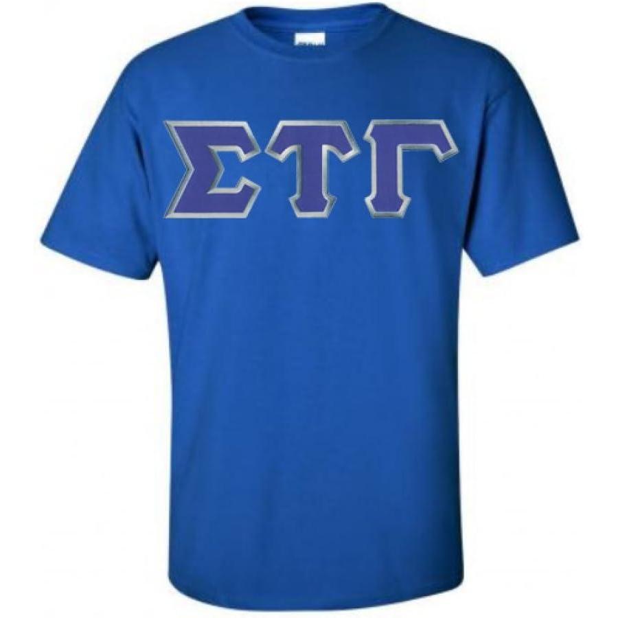 imageSigma Tau Gamma Lettered TShirtRoyal Blue