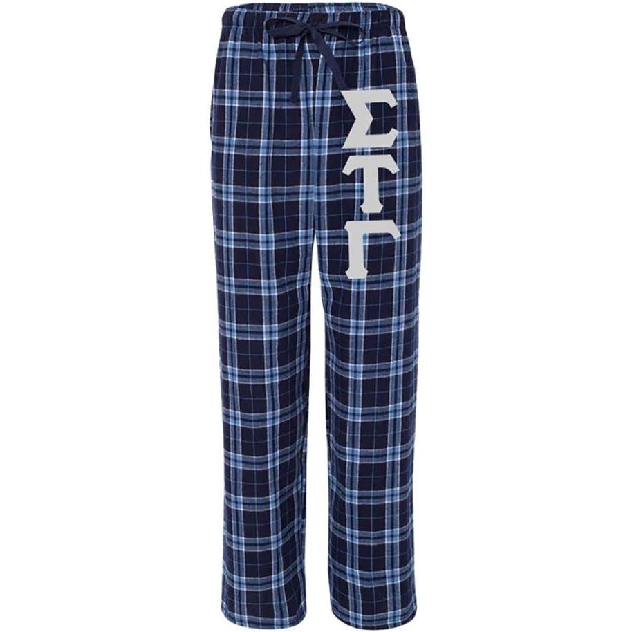 imageSigma Tau Gamma Pajamas Flannel PantNavyColumbia