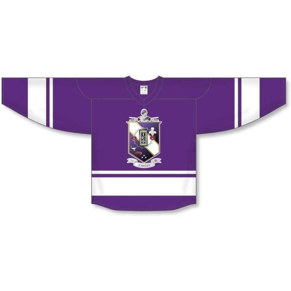imageTau Epsilon Phi League Hockey JerseyPurpleWhite
