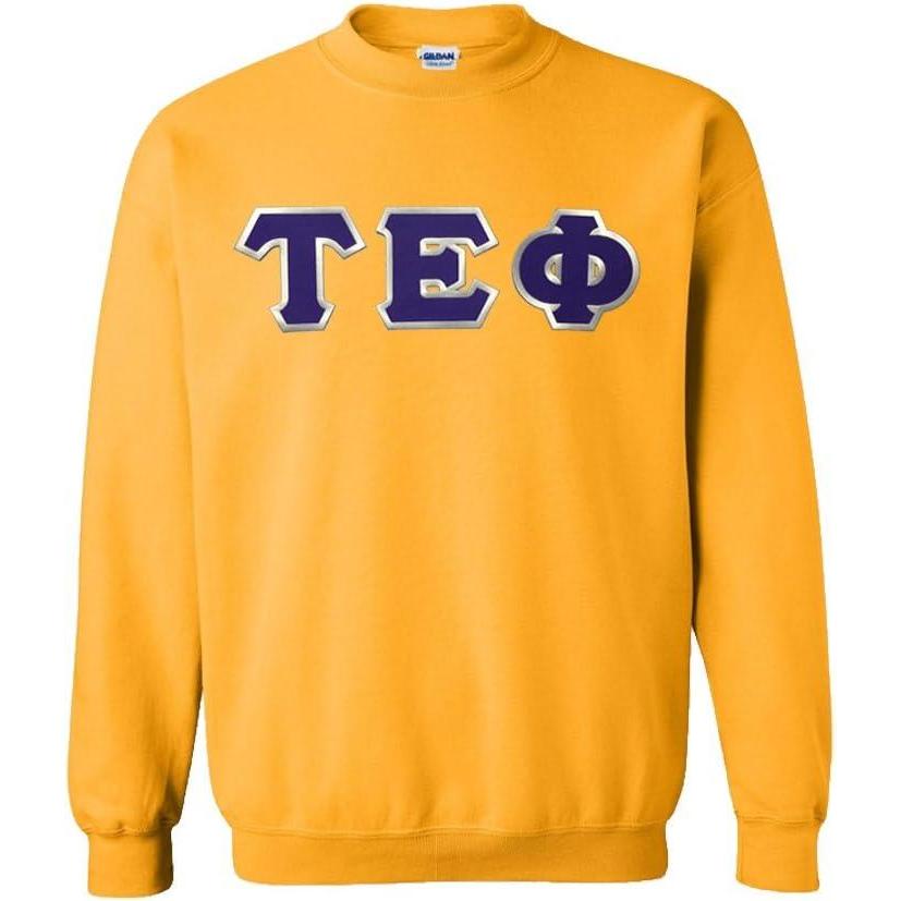imageTau Epsilon Phi Lettered CrewneckAthletic Gold
