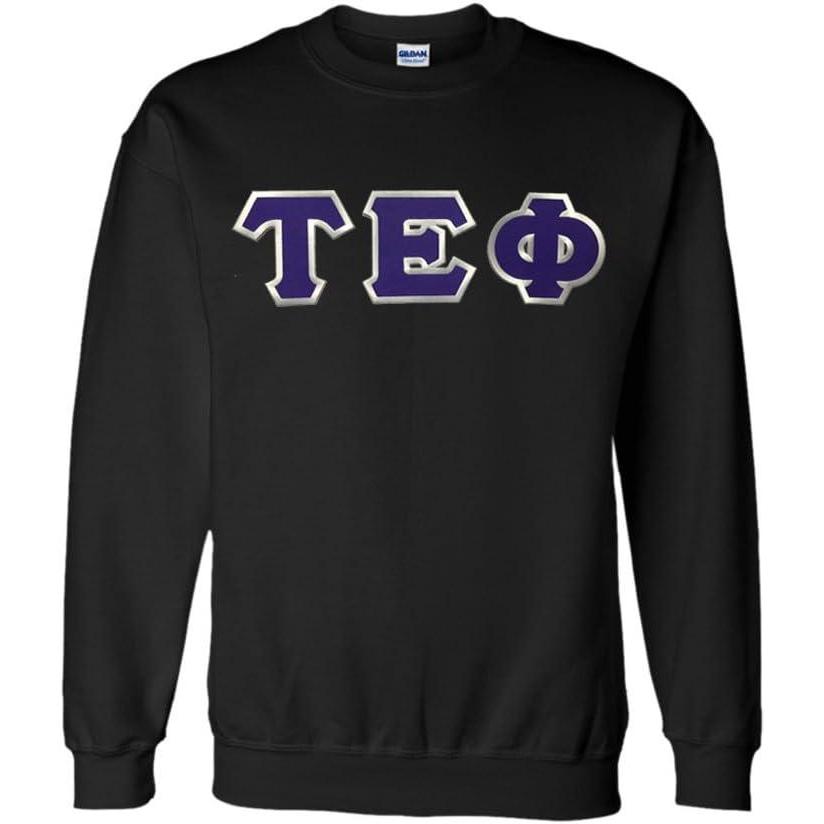imageTau Epsilon Phi Lettered CrewneckBlack