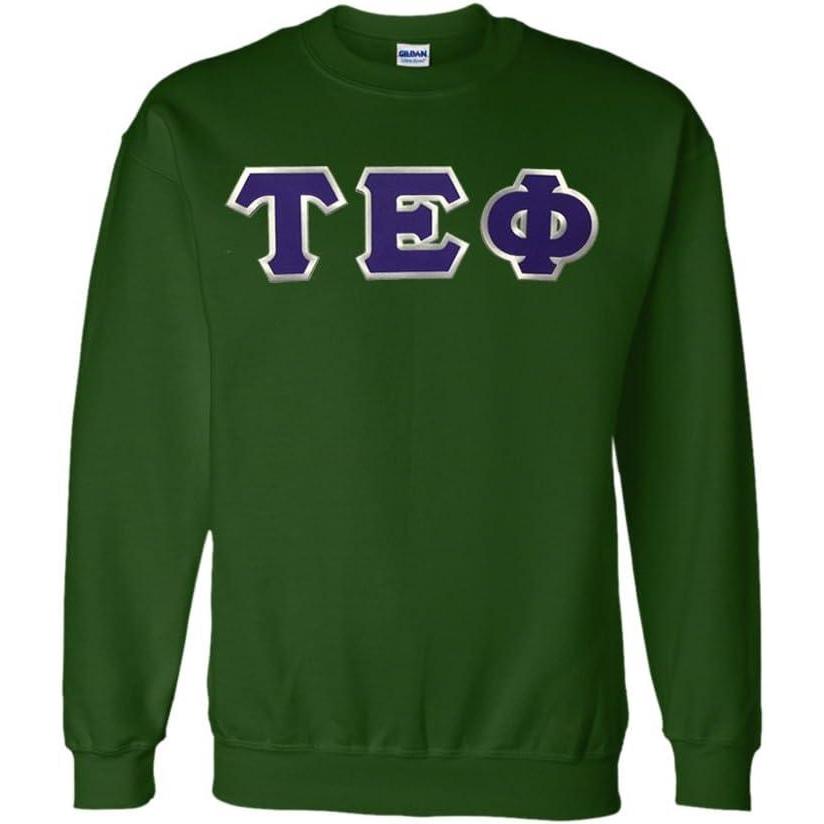 imageTau Epsilon Phi Lettered CrewneckForest Green