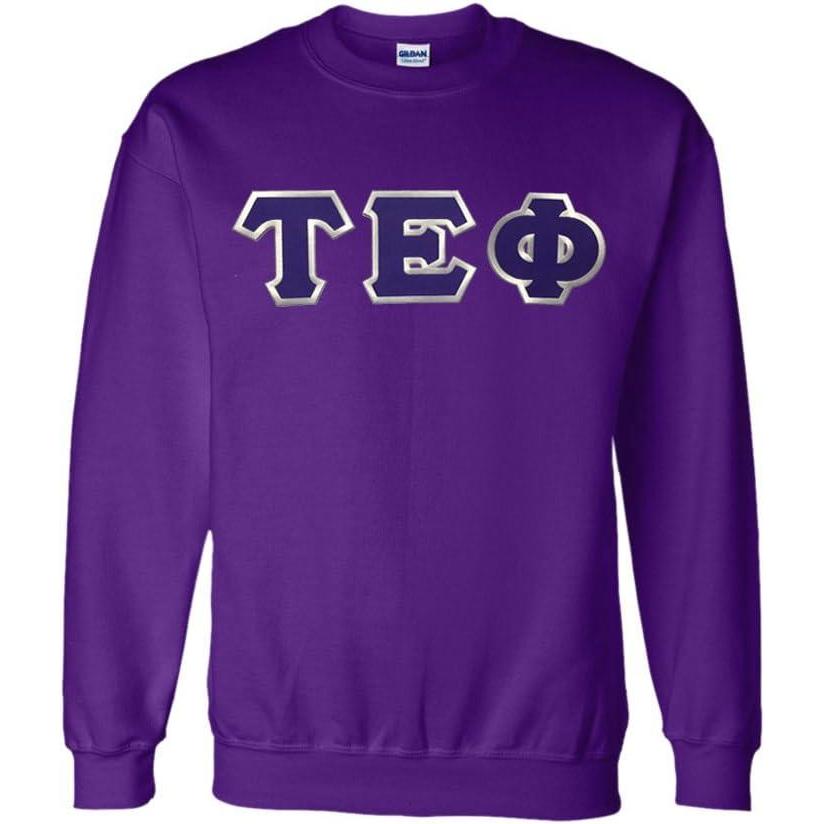 imageTau Epsilon Phi Lettered CrewneckPurple