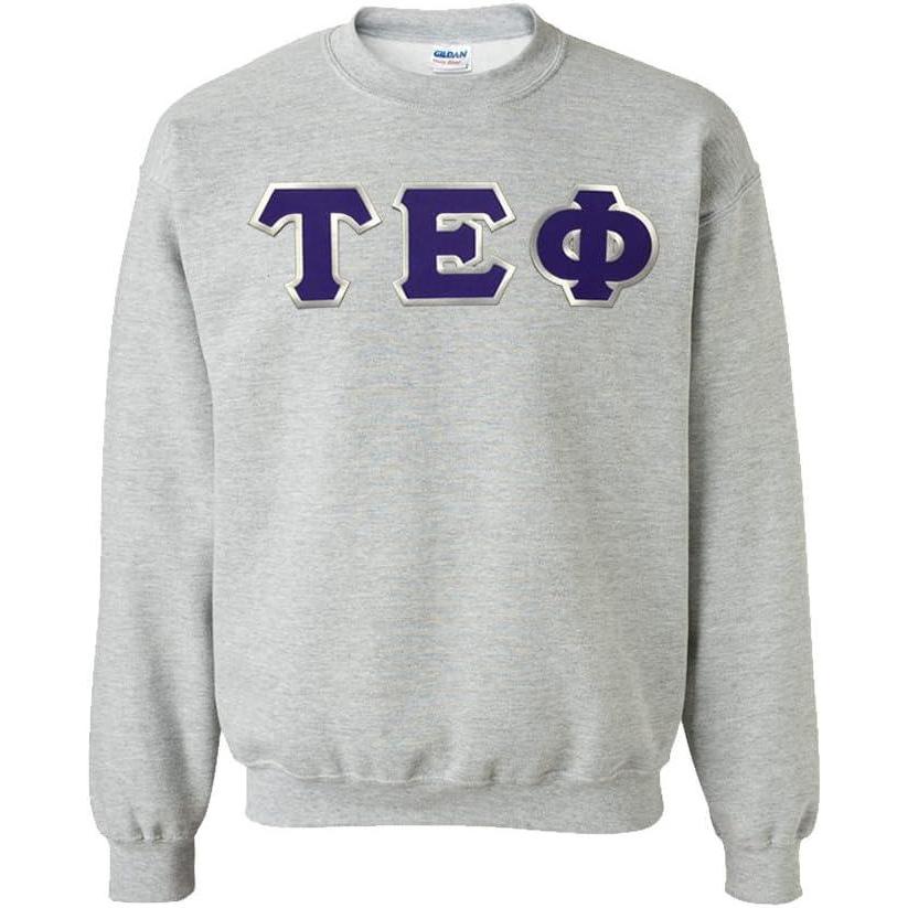 imageTau Epsilon Phi Lettered CrewneckSports Grey