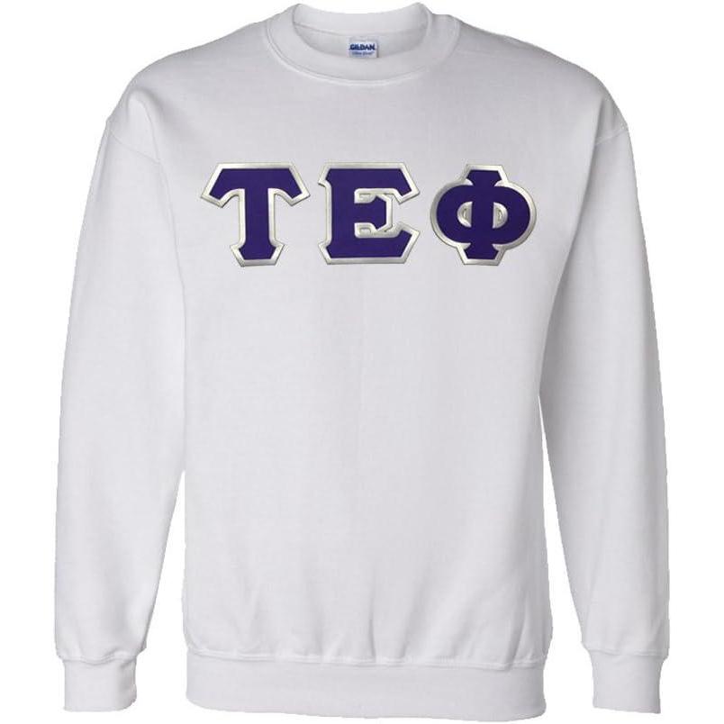 imageTau Epsilon Phi Lettered CrewneckWhite