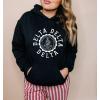 Greekgear Delta Delta Delta Unisex College Seal Hoodie(Black)