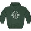 Greekgear Delta Delta Delta Unisex College Seal Hoodie(Forest Green)