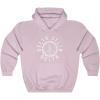 Greekgear Delta Delta Delta Unisex College Seal Hoodie(Light Pink)