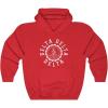 Greekgear Delta Delta Delta Unisex College Seal Hoodie(Red)