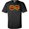 Greekgear Psi Upsilon Sewn Lettered T-Shirt(Black)