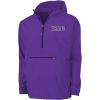 Sigma Lambda Beta Tackle Twill Lettered Pack N Go Pullover(Purple)