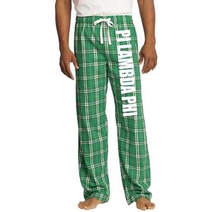 Greekgear Pi Lambda Phi Pajamas Flannel Pant(Kelly Green)
