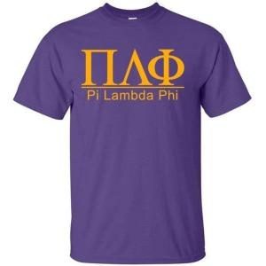Pi Lambda Phi Bar Tee(Purple)