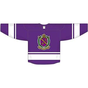 Pi Lambda Phi League Hockey Jersey(Purple/White)