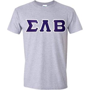 Sigma Lambda Beta Lettered Tee(Light Grey)