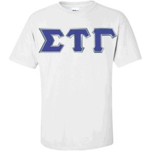 Sigma Tau Gamma Lettered T-Shirt(White)