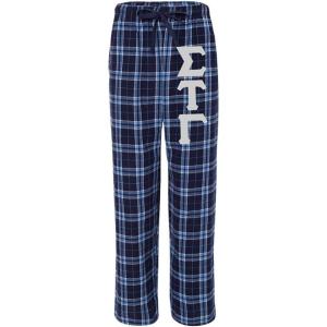 Sigma Tau Gamma Pajamas Flannel Pant(Navy/Columbia)