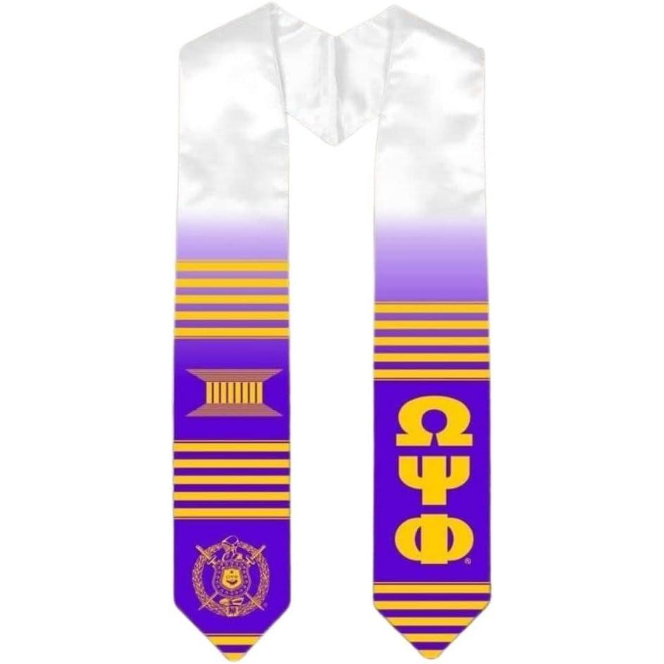 imageExpress Design Group Omega Psi Phi Kente Look Stole Graduation Stole