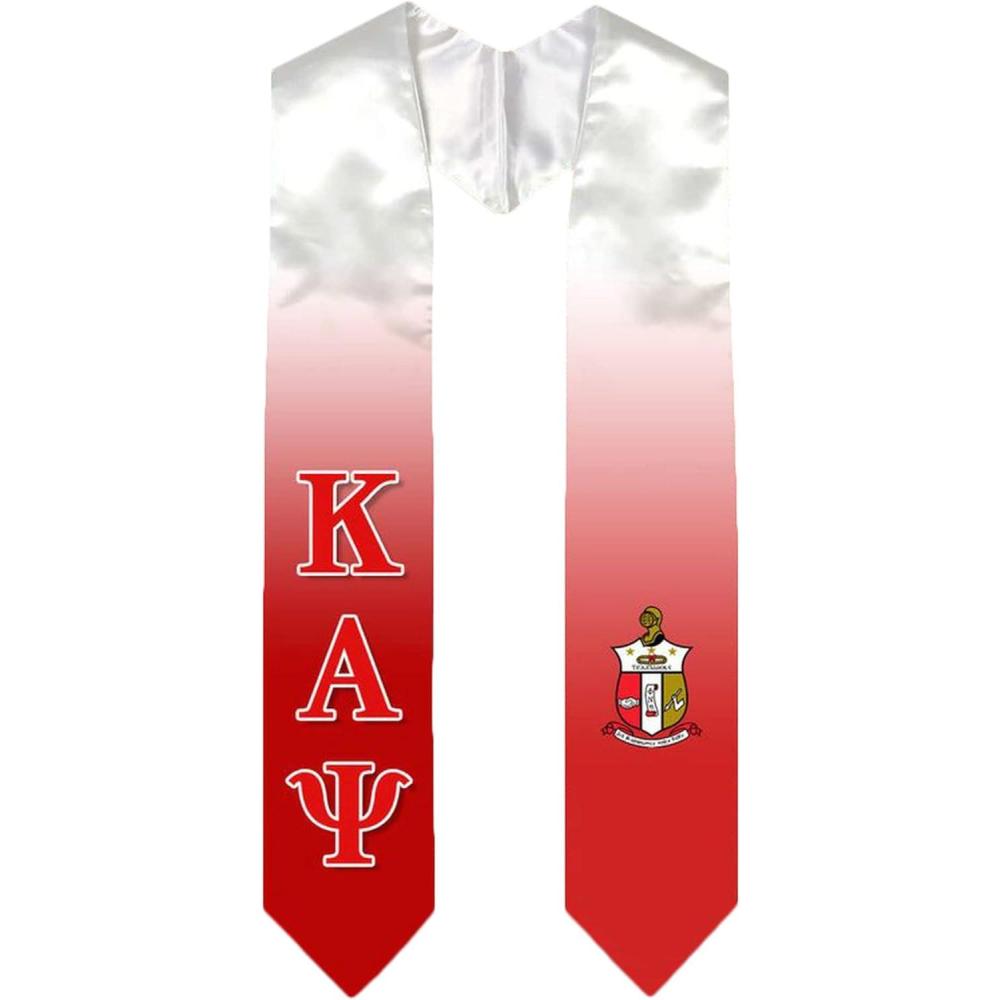 imageGreekgear Kappa Alpha Psi Extra Fancy Simple Greek Graduation Stole W Crest