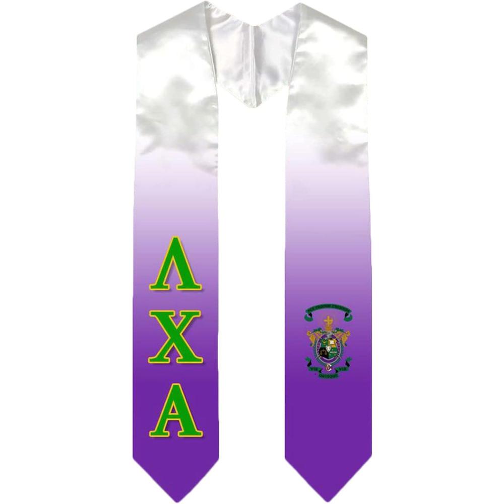 imageGreekgear Lambda Chi Alpha Extra Fancy Simple Greek Graduation Stole W Crest