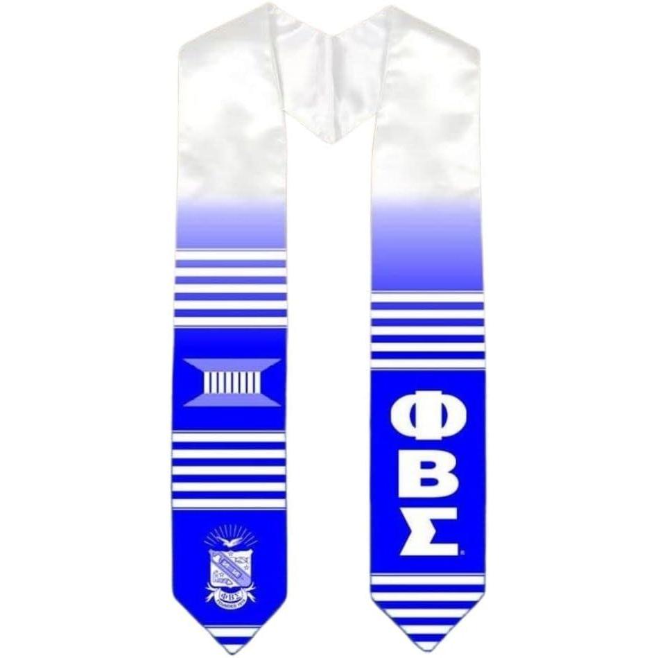 imageGreekgear Phi Beta Sigma Kente Look Stole Graduation Stole
