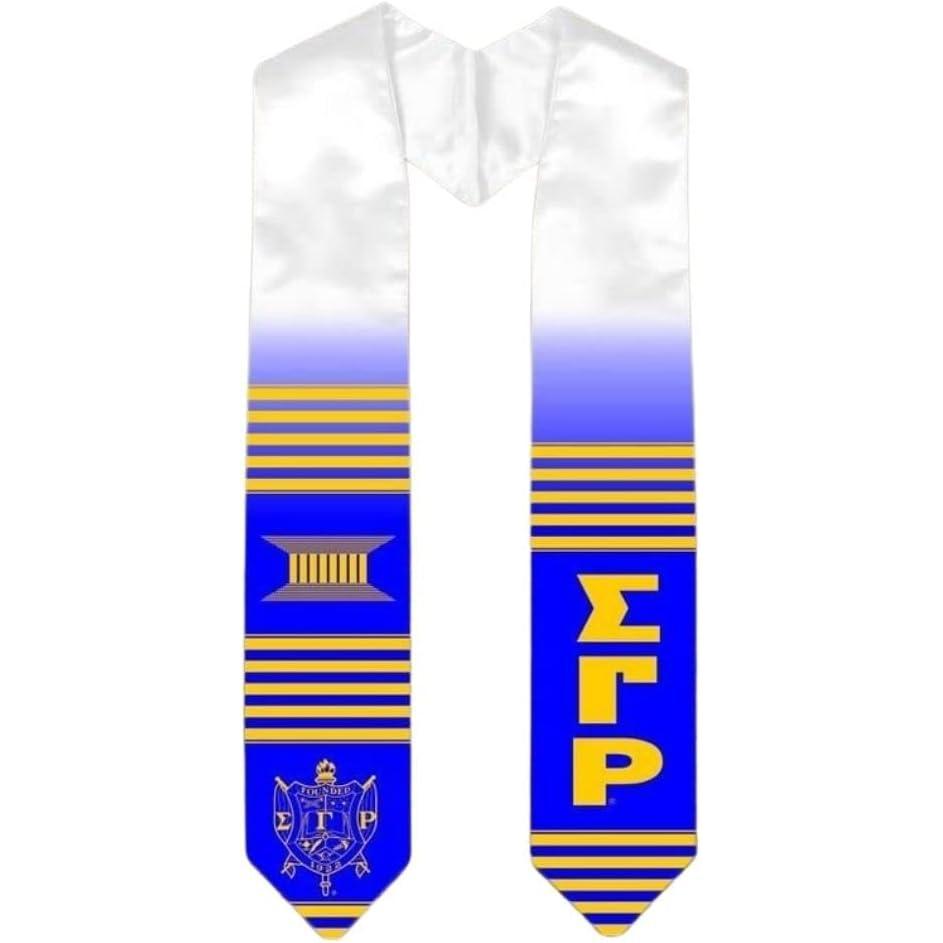 imageGreekgear Sigma Gamma Rho Kente Look Stole Graduation Stole