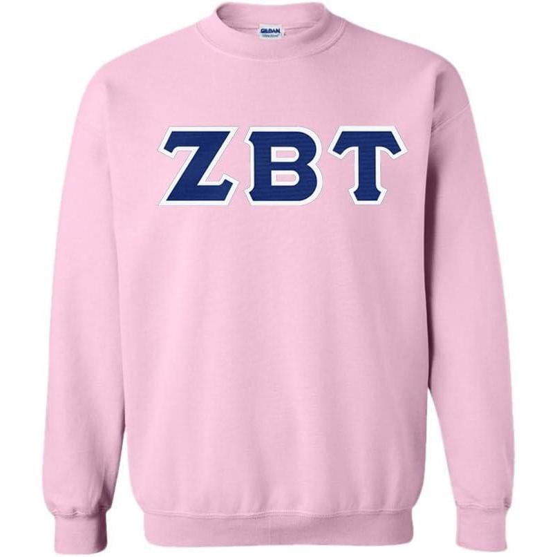imageZeta Beta Tau Lettered CrewneckLight Pink