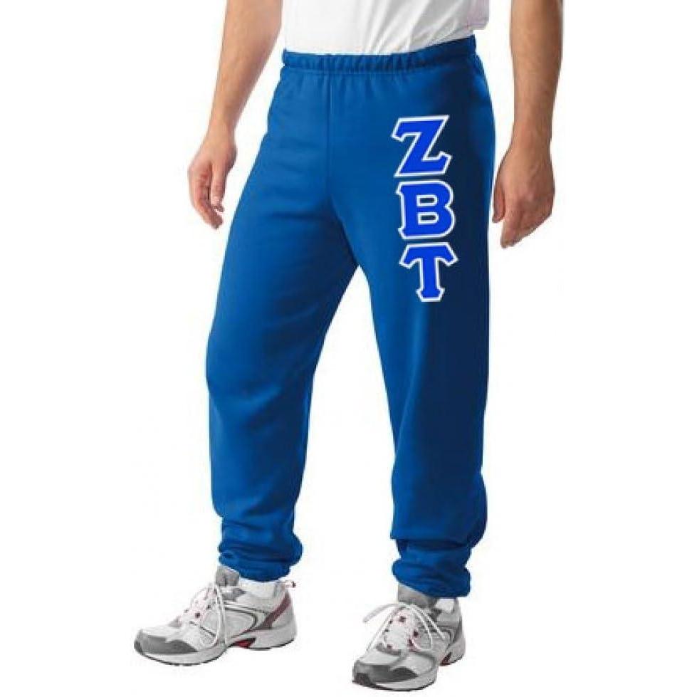 imageZeta Beta Tau ZBT Lettered SweatpantsRoyal Blue