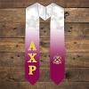 Greekgear Alpha Chi Rho Extra Fancy Simple Greek Graduation Stole W Crest